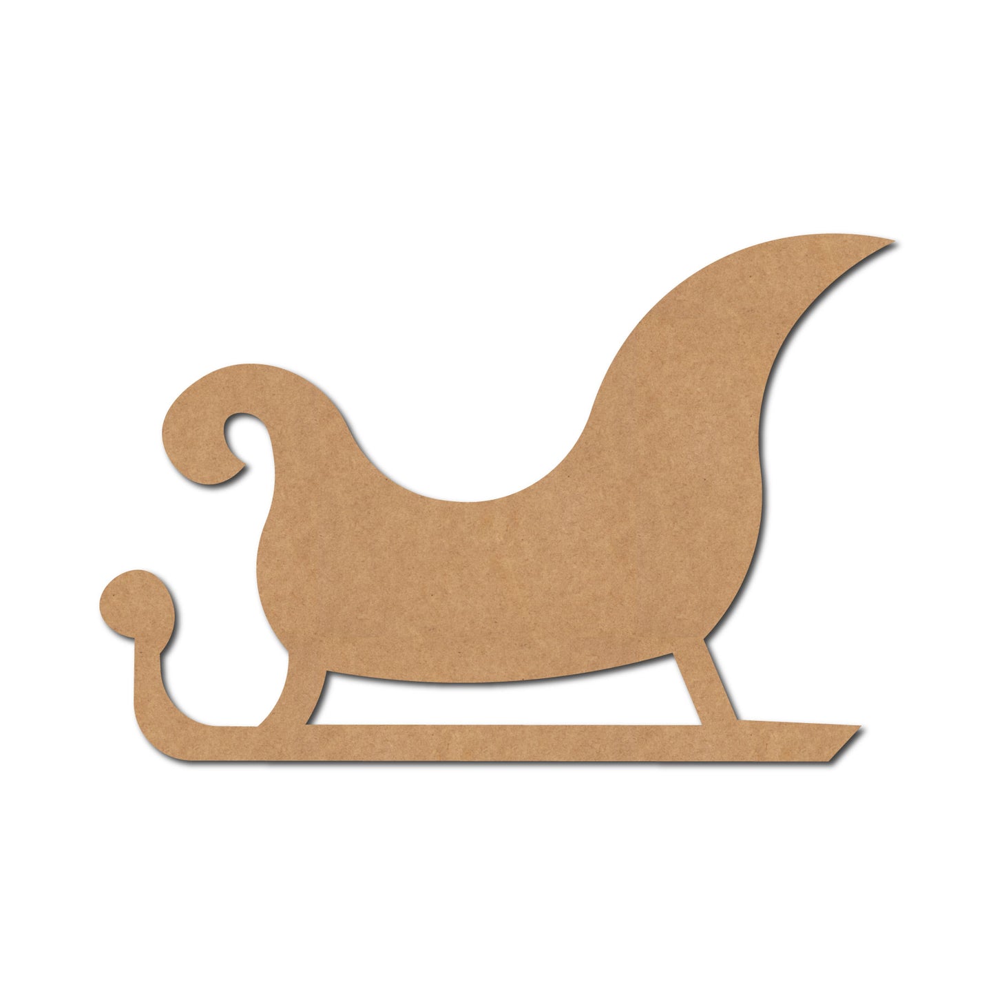 Sledge Christmas Cutout MDF Design 1