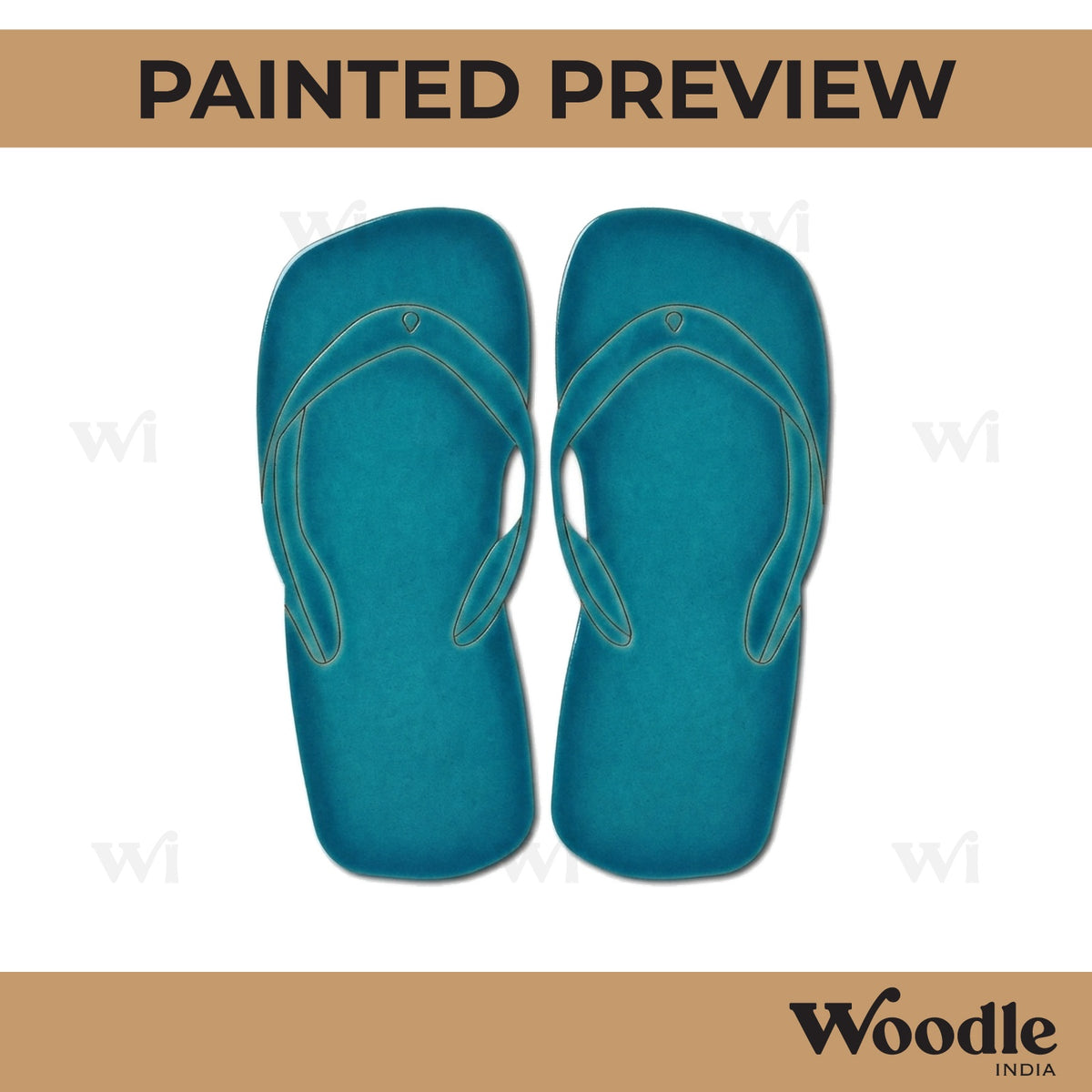 Slippers Pre Marked MDF Design 5
