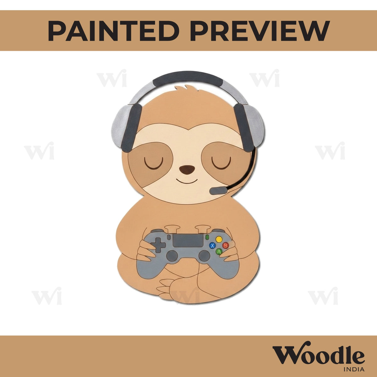 Sloth Gaming Pre Marked MDF Design 1