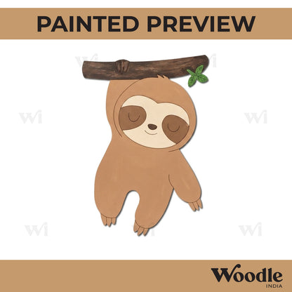 Sloth Pre Marked MDF Design 1
