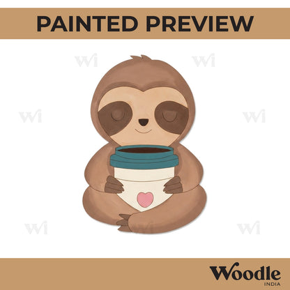 Sloth Pre Marked MDF Design 7