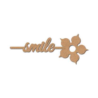 Smile Bookmark MDF Design 1