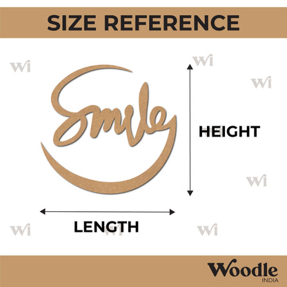 Smile Cutout MDF Design 1