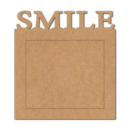 Smile Rectangular Frame MDF Design 1