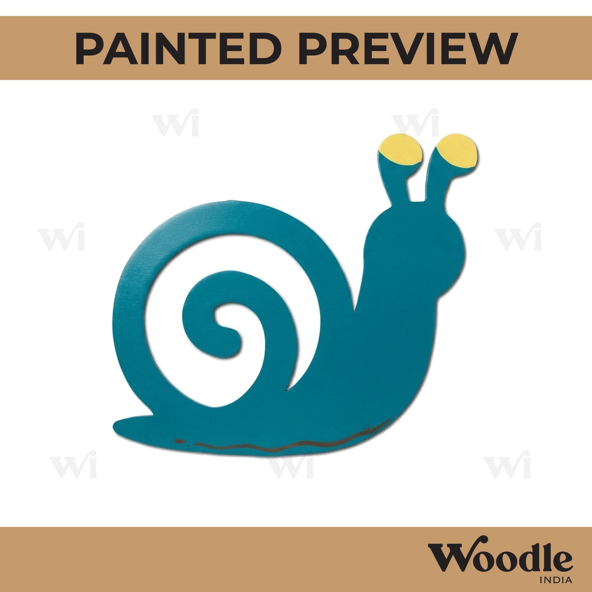 Snail Cutout MDF Design 1