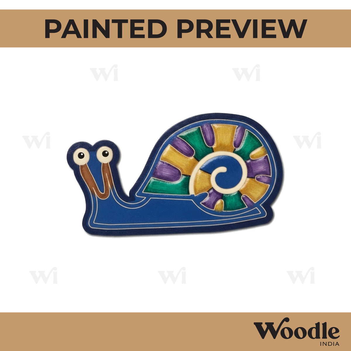 Snail Pre Marked MDF Design 1