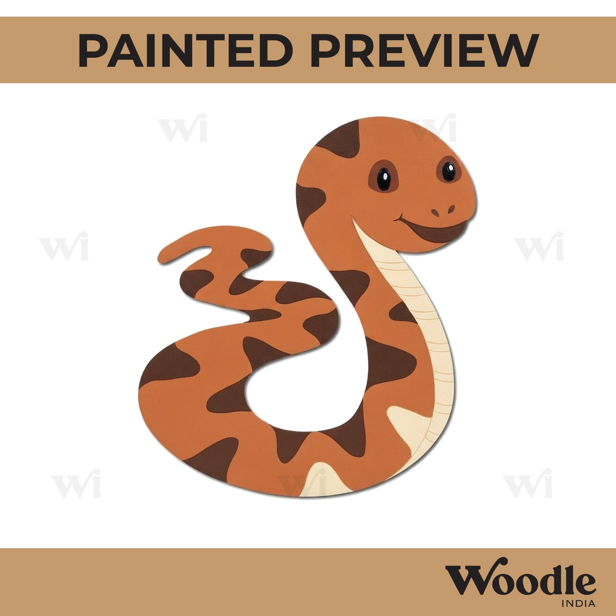 Snake Pre Marked MDF Design 1