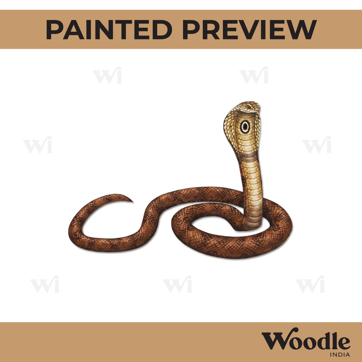 Snake Pre Marked MDF Design 6