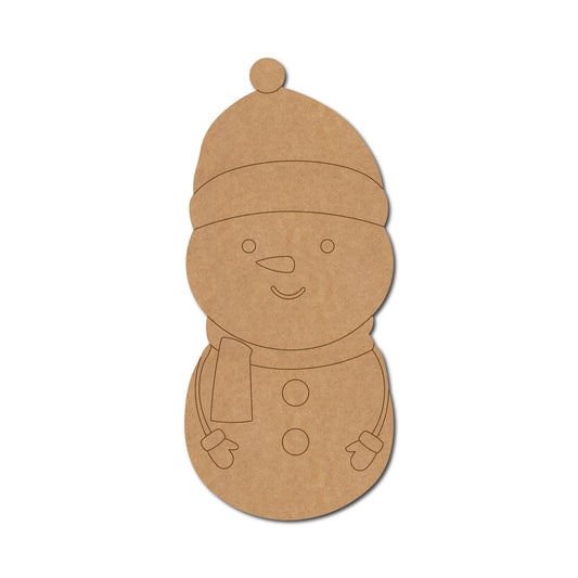 Snow Man Christmas Pre Marked MDF Design 2