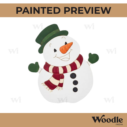 Snow Man Christmas Pre Marked MDF Design 3