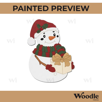 Snow Man Christmas Pre Marked MDF Design 4