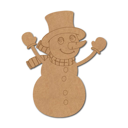 Snow Man Christmas Pre Marked MDF Design 6