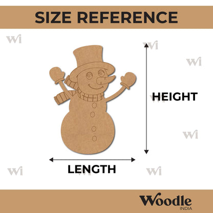 Snow Man Christmas Pre Marked MDF Design 6