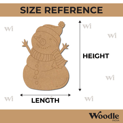 Snow Man Christmas Pre Marked MDF Design 9