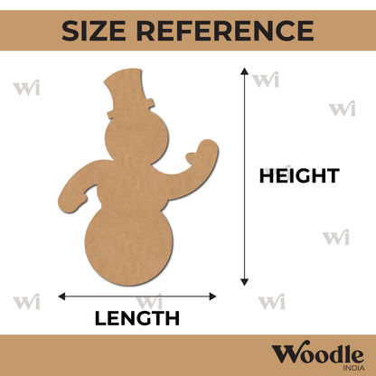 Snow Man Cutout MDF Design 1