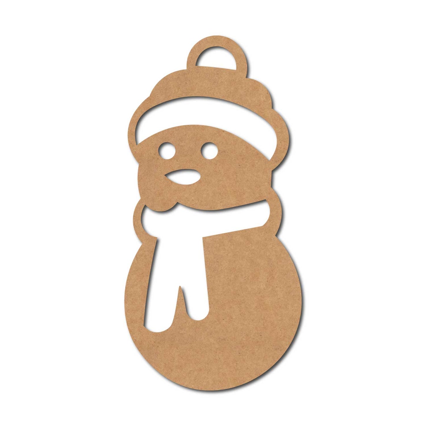 Snow Man Cutout MDF Design 2