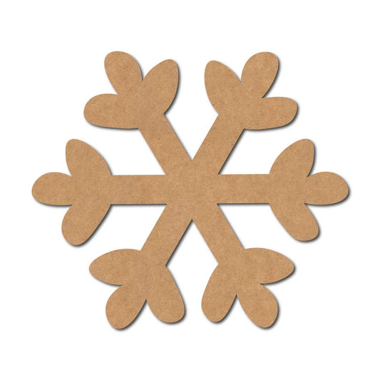 Snowflake Christmas Cutout MDF Design 1