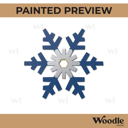 Snowflake Christmas Cutout MDF Design 10