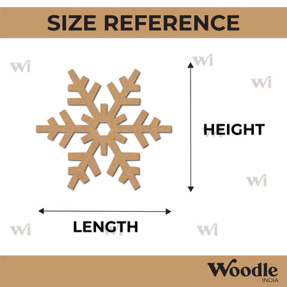 Snowflake Christmas Cutout MDF Design 10