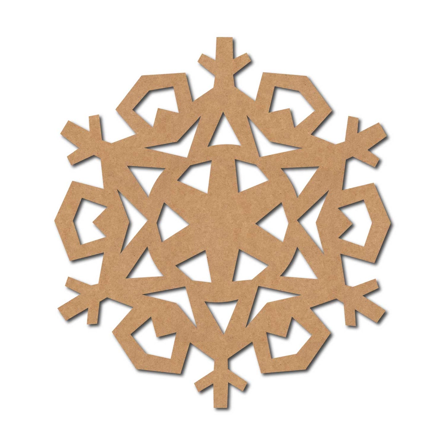 Snowflake Christmas Cutout MDF Design 11