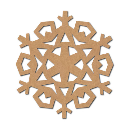 Snowflake Christmas Cutout MDF Design 11