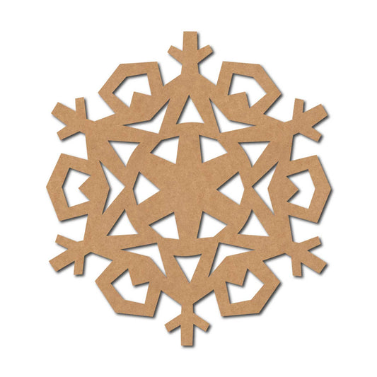 Snowflake Christmas Cutout MDF Design 11