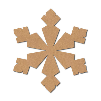 Snowflake Christmas Cutout MDF Design 12