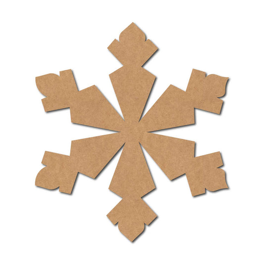 Snowflake Christmas Cutout MDF Design 12