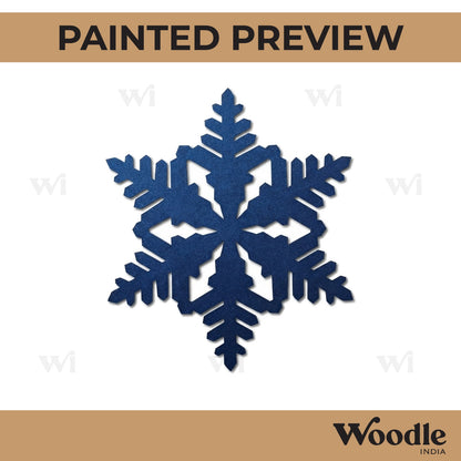 Snowflake Christmas Cutout MDF Design 13