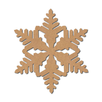 Snowflake Christmas Cutout MDF Design 13