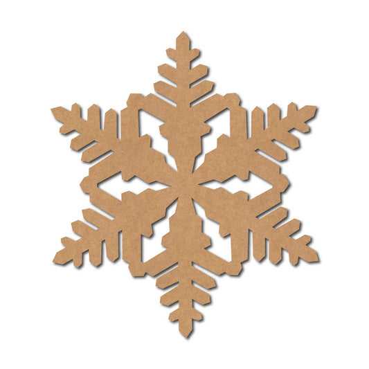 Snowflake Christmas Cutout MDF Design 13