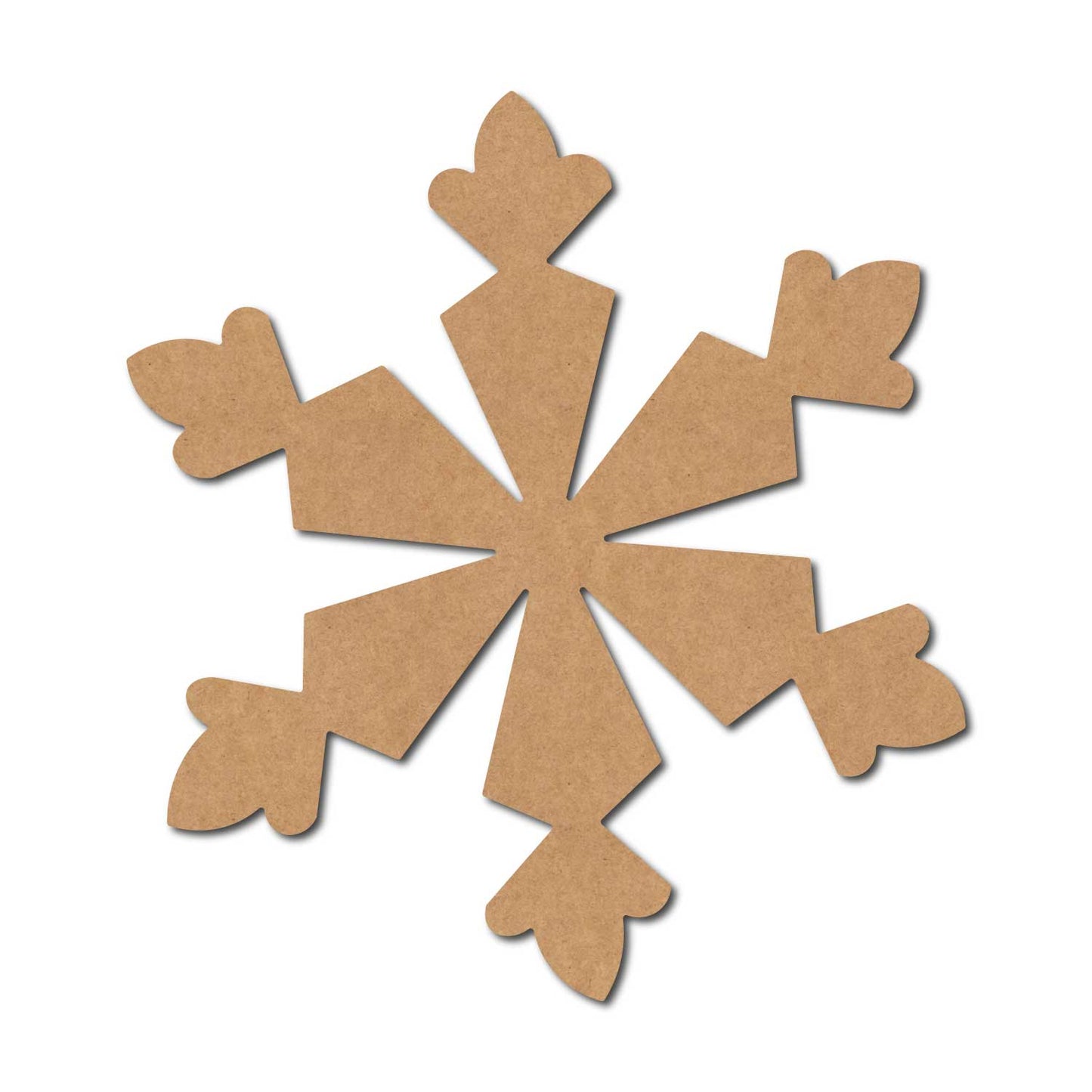 Snowflake Christmas Cutout MDF Design 2