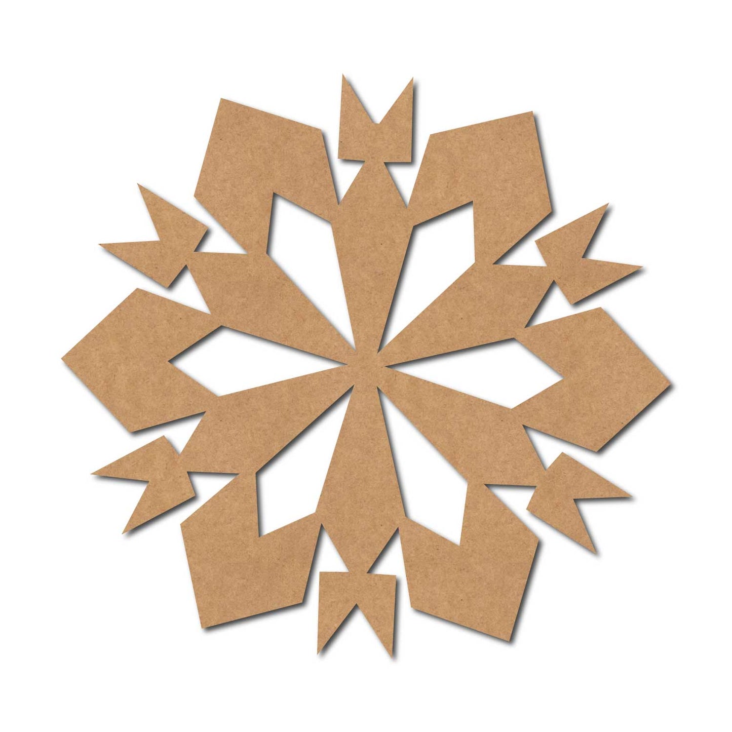 Snowflake Christmas Cutout MDF Design 3