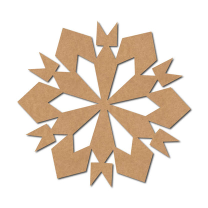 Snowflake Christmas Cutout MDF Design 3