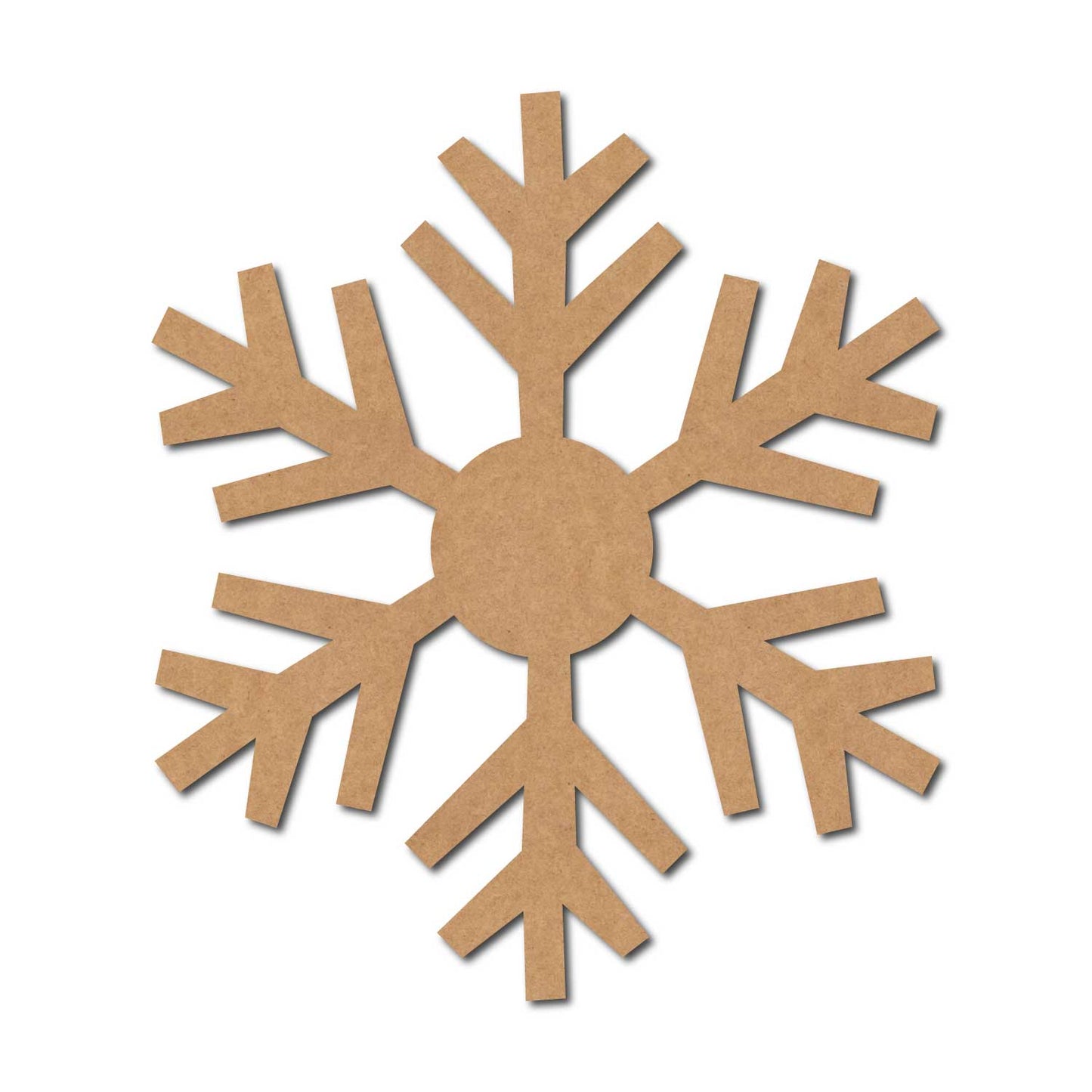 Snowflake Christmas Cutout MDF Design 4