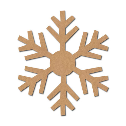 Snowflake Christmas Cutout MDF Design 4