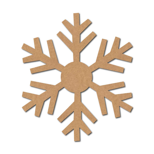 Snowflake Christmas Cutout MDF Design 4