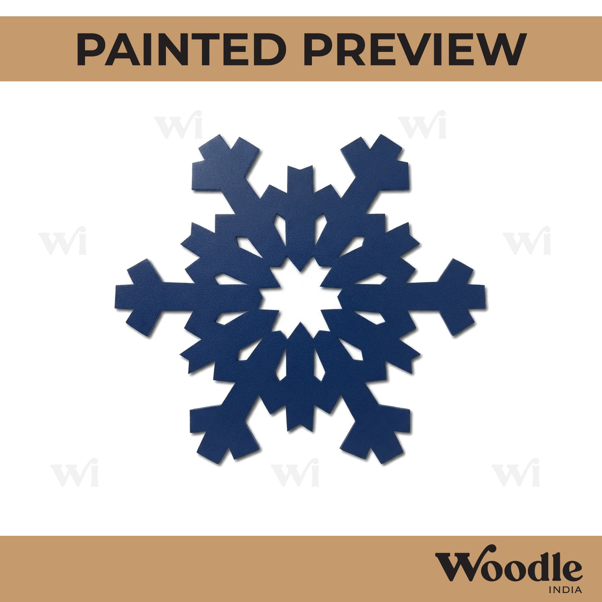 Snowflake Christmas Cutout MDF Design 5