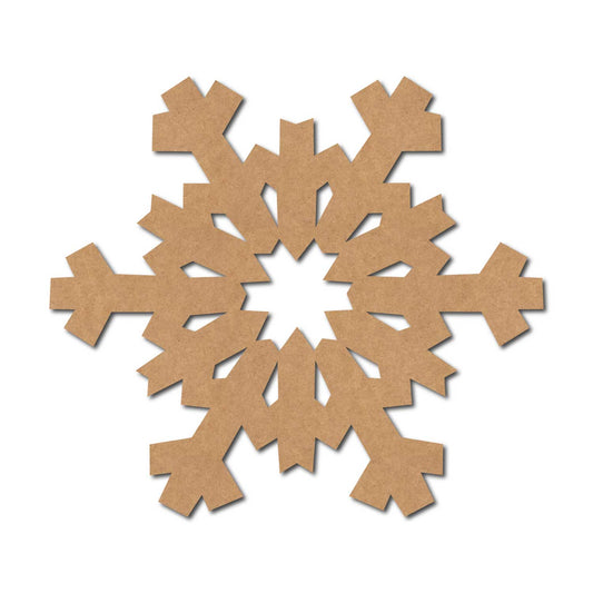Snowflake Christmas Cutout MDF Design 5