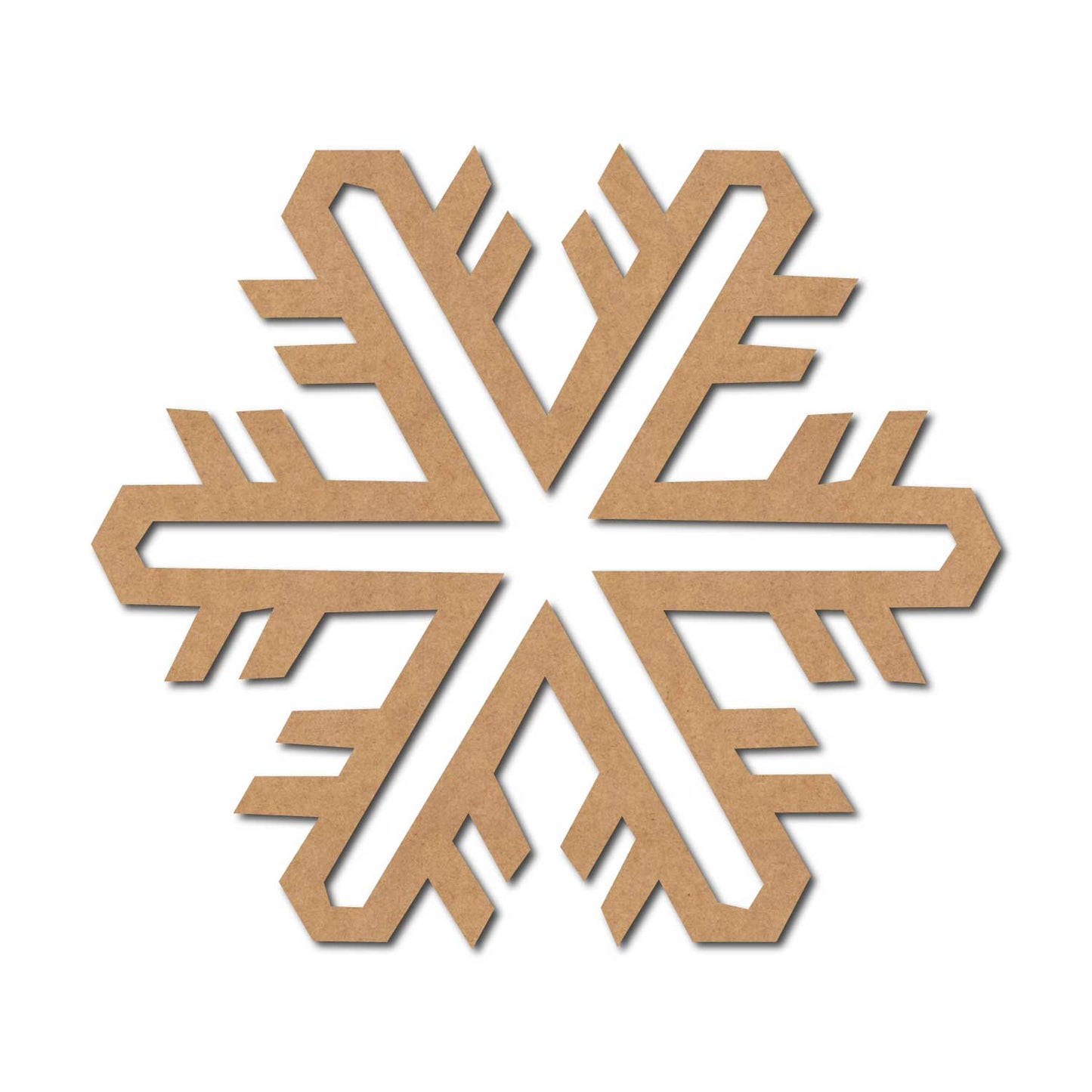 Snowflake Christmas Cutout MDF Design 6