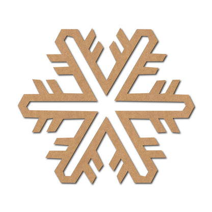Snowflake Christmas Cutout MDF Design 6
