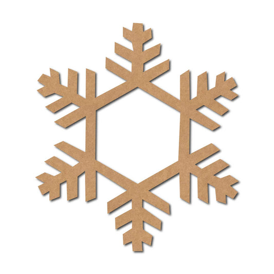 Snowflake Christmas Cutout MDF Design 7