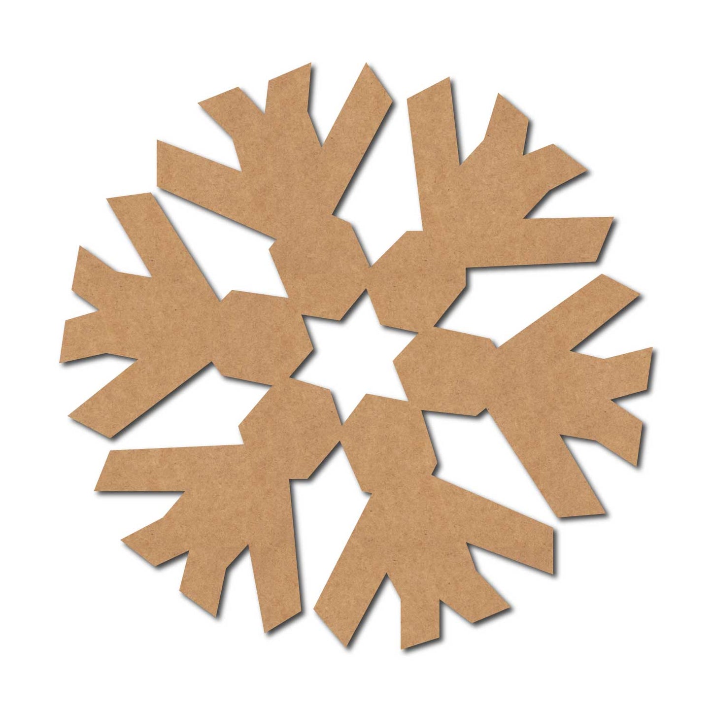 Snowflake Christmas Cutout MDF Design 9