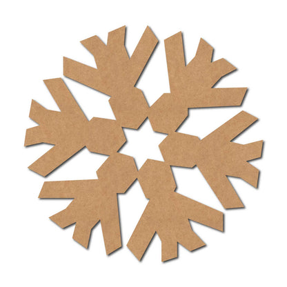 Snowflake Christmas Cutout MDF Design 9