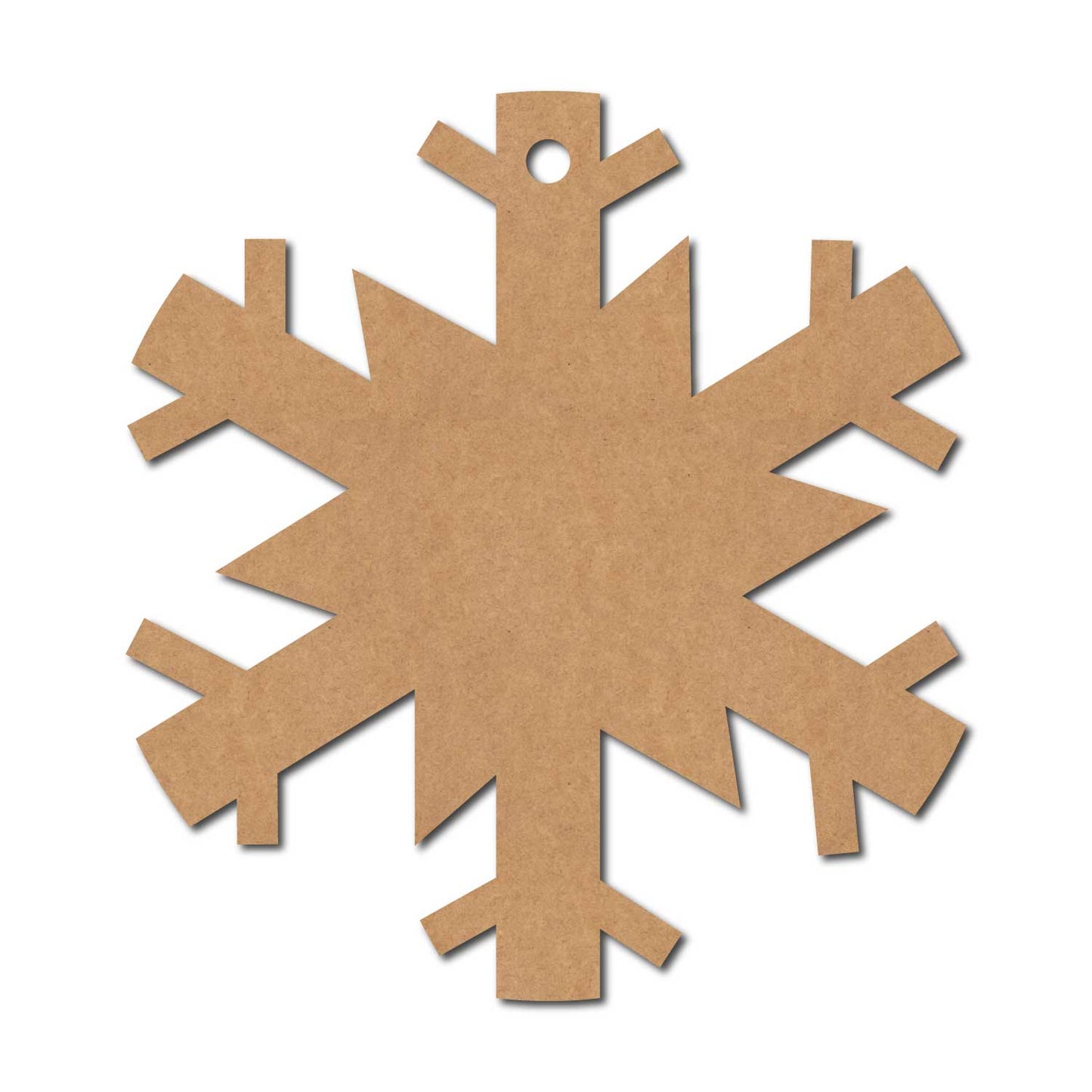 Snowflake Christmas Ornament Cutout MDF Design 9