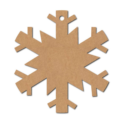 Snowflake Christmas Ornament Cutout MDF Design 9