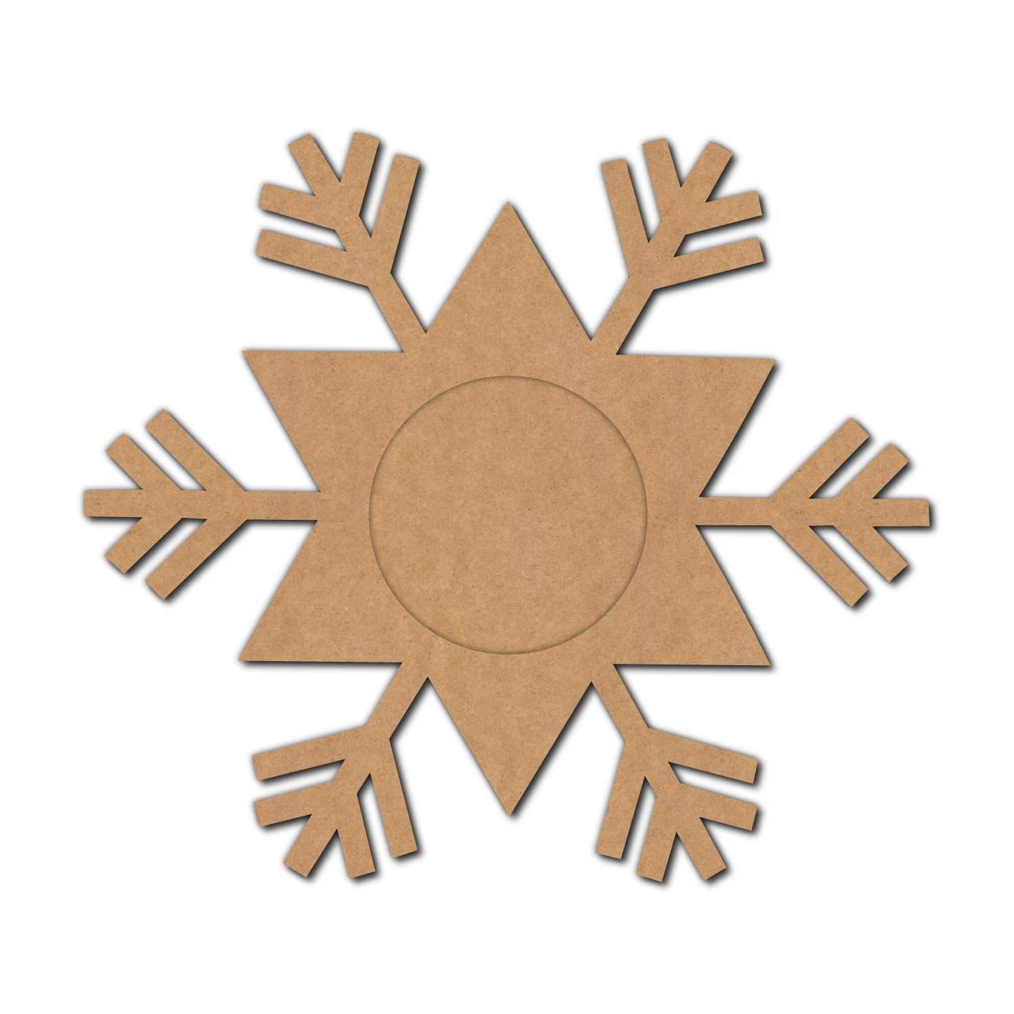 Snowflake Diya Tealight Holder MDF Design 1