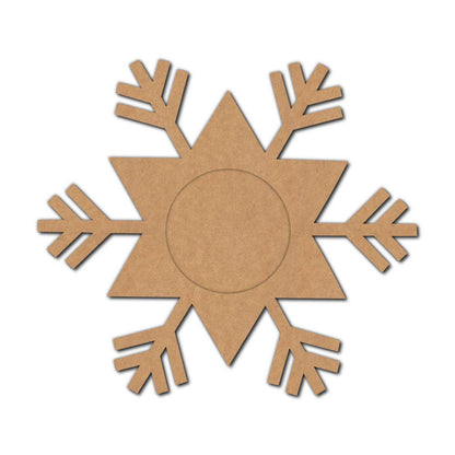 Snowflake Diya Tealight Holder MDF Design 1