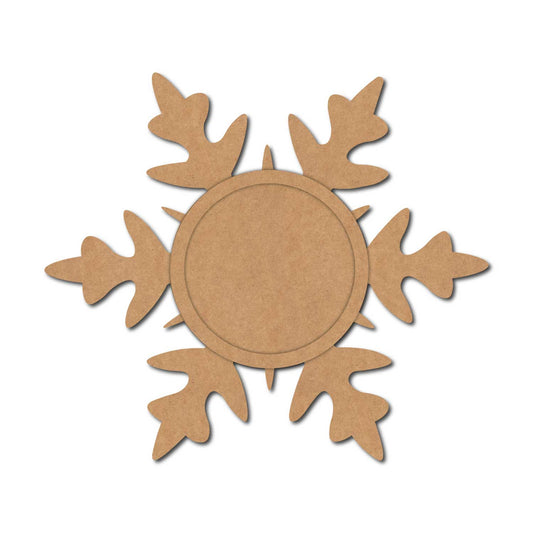 Snowflake Diya Tealight Holder MDF Design 3
