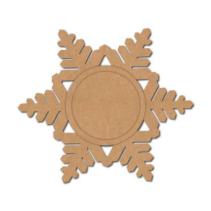 Snowflake Diya Tealight Holder MDF Design 4